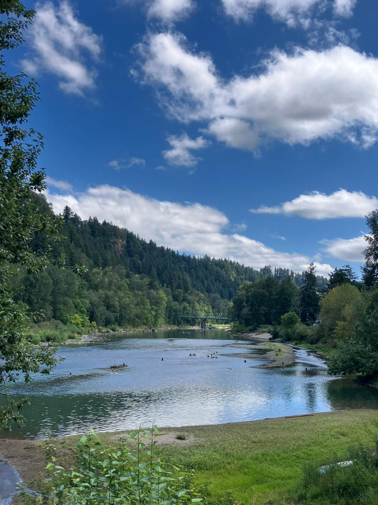 A view of the Sandy River, east of Portland
